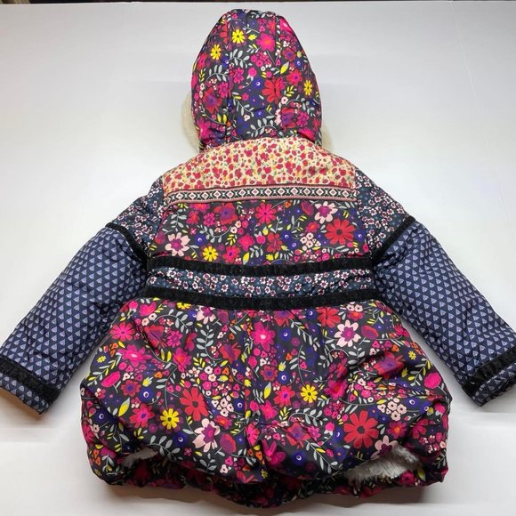 Desigual Girls Jacket, Colorful Multi-color print Size 3-4 - Picture 2 of 4